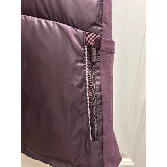 Lululemon Down For A Run Vest II Purple Puffer Vest, Size 8 - Picture 2 of 7